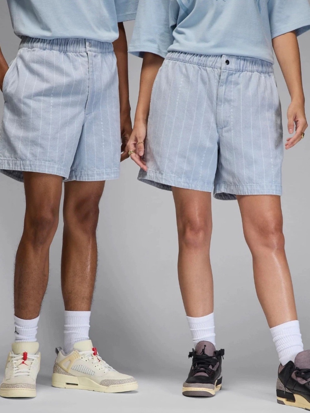 Jordan x A Ma Maniere Shorts Light Blue